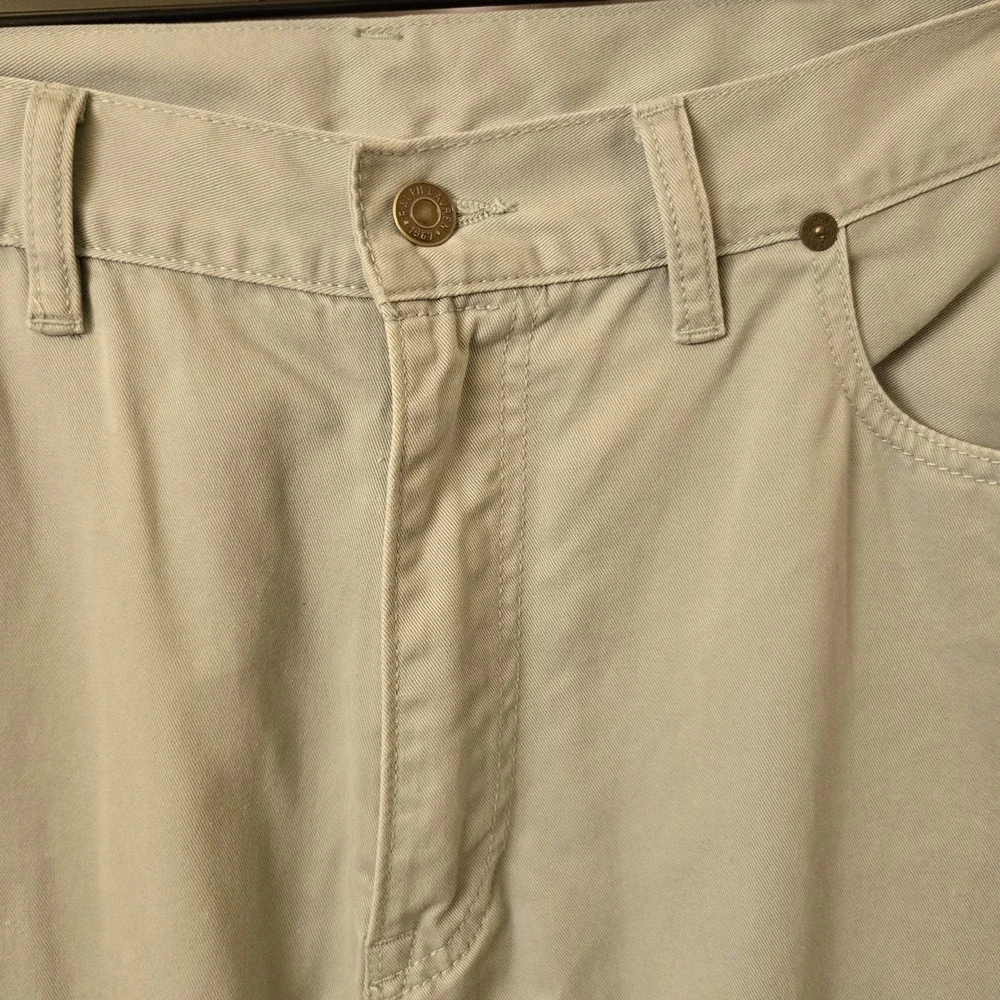 Polo Ralph Lauren Mens Pale Green Straight Leg Denim Pants 38x30 Pony Logo